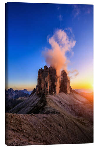 Canvastavla dolomites mountains