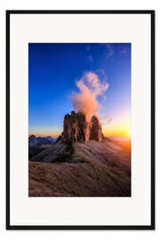 Gerahmter Kunstdruck Dolomiten