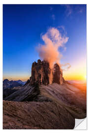 Vinilo para la pared dolomites mountains