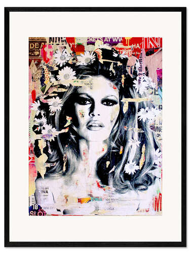 Kunsttryk i ramme Brigitte Bardot - She's Your Friend II