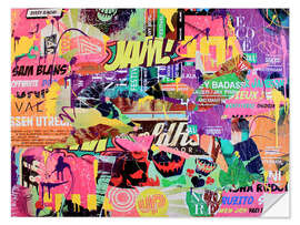 Vinilo para la pared Pop Art - Color my love