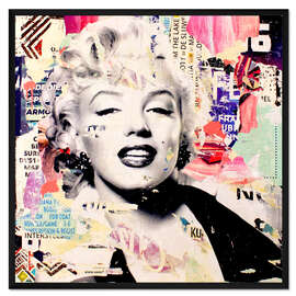 Gerahmter Kunstdruck Ikone Marilyn Monroe