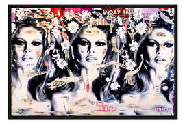Gerahmter Kunstdruck Brigitte Bardot - We Are Your Friends