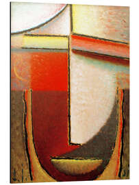 Magnettafel Abstrakter Kopf: Abend