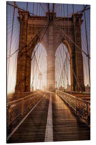 Obraz na aluminium Brooklyn Bridge NYC