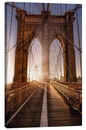 Canvas-taulu Brooklyn Bridge NYC