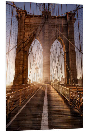 PVC-tavla Brooklyn Bridge NYC