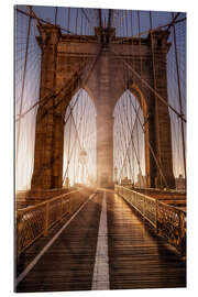 Tableau en plexi-alu Pont de Brooklyn NYC