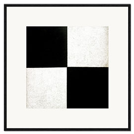 Impresión de arte enmarcada Four squares