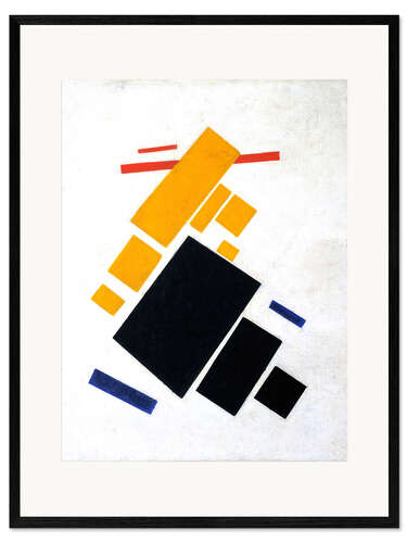Framed art print Suprematist Composition: Airplane Flying