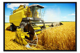Gerahmter Kunstdruck Bei der Ernte