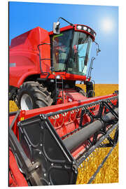 Aluminiumsbilde Red Combine