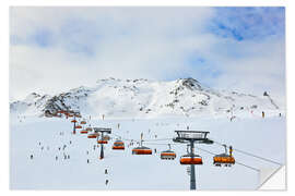 Vinilo para la pared On the slopes