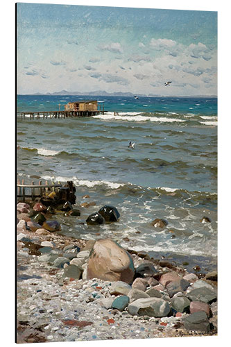 Aluminium print At the beach in Aalsgaarde