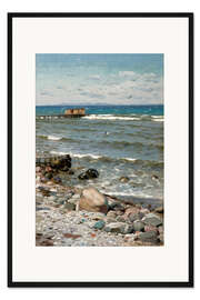 Gerahmter Kunstdruck Am Strand in Aalsgaarde