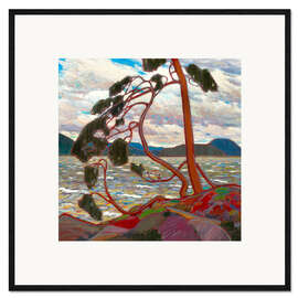 Impresión de arte enmarcada The West Wind