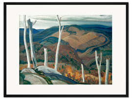 Gerahmter Kunstdruck Ein grauer Tag