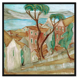 Gerahmter Kunstdruck Spanische Landschaft