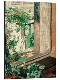 Magnettafel Blick aus dem Atelierfenster