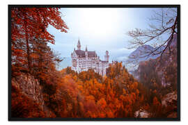 Gerahmter Kunstdruck Neuschwansteinschloss