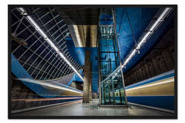 Gerahmter Kunstdruck St. Quirin Platz