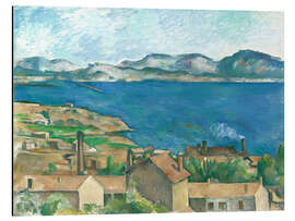 Magnettafel Die Bucht von Marseille, gesehen von L'Estaque