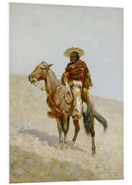 Foam board print A Mexican Vaquero