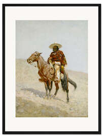 Gerahmter Kunstdruck Ein mexikanischer Vaquero