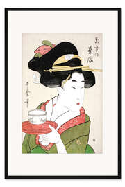 Gerahmter Kunstdruck Südliches Teehaus