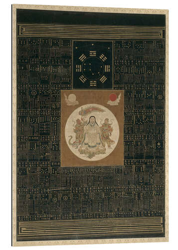 Gallery print Zhenwu with the Eight Trigrams, the Northern Dipper, and Talismans, Qing dynasty