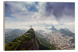 Holzbild Rio de Janeiro