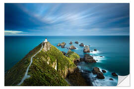 Wall sticker Nugget Point Lighthouse, Nugget Point, Otago, South Island, New Zealand, Pacific