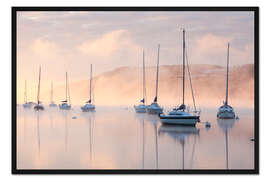 Gerahmter Kunstdruck Lake Windermere, Lake District, UK