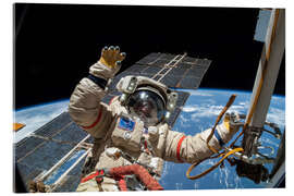 Stampa su vetro acrilico ISS spacewalk