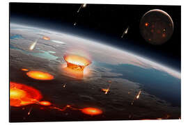 Magnettafel Früheres Erde-Mond-System