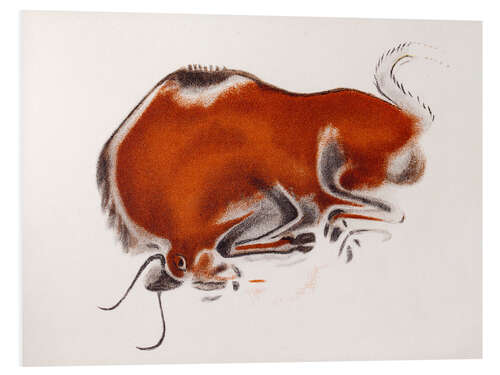 Obraz na PCV Cave painting of a bison, Altamira Spain