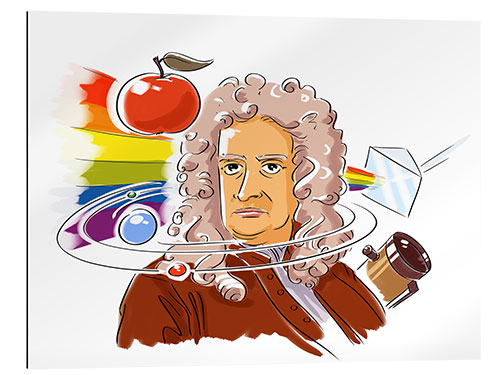 Gallery print Isaac Newton, English physicist