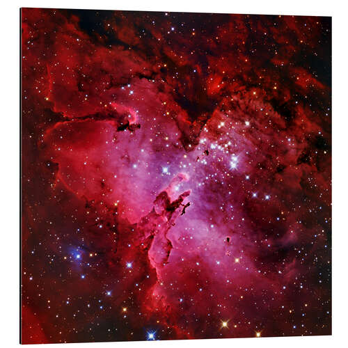 Aluminium print Eagle Nebula, optical image