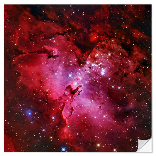 Adesivo murale Eagle Nebula, optical image