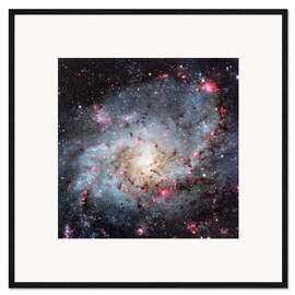 Framed art print Triangulum Galaxy, optical image