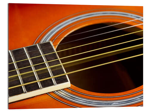 Gallery print Guitar strings at rest and vibrating