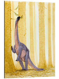Aluminium print Barapasaurus dinosaur, illustration