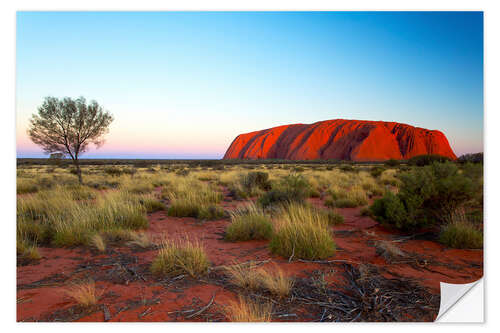 Muursticker Uluru, Australia