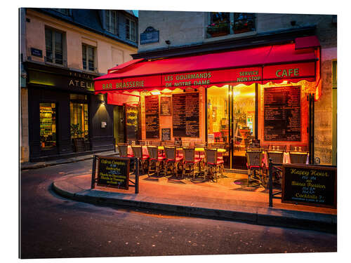 Gallery print Parisian cafe, Paris, France, Europe