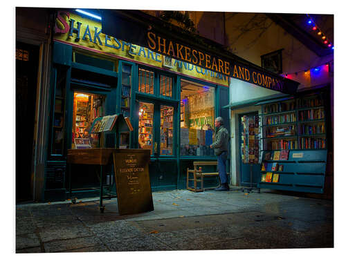 Bilde på skumplate Shakespeare and Company bookstore, Paris, France, Europe