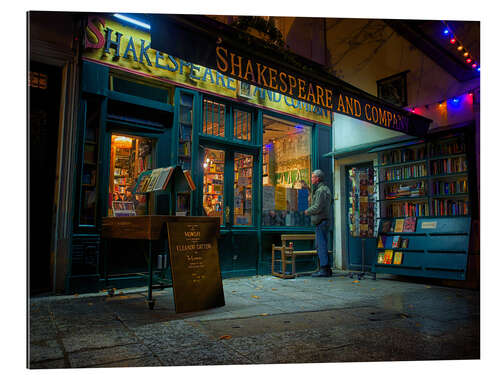 Tableau en plexi-alu Librairie Shakespeare and Company, Paris