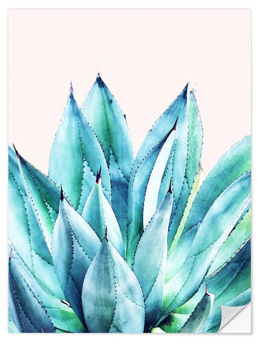 Wall sticker Agave watercolor