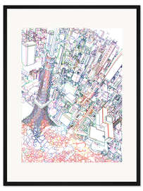 Gerahmter Kunstdruck tokyo