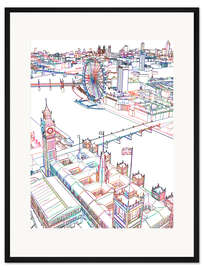Gerahmter Kunstdruck london