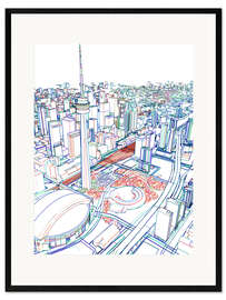 Impression artistique encadrée toronto